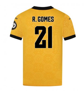 Lacne Muži Futbalové dres Wolves Rodrigo Gomes #21 2025-26 Krátky Rukáv - Domáci